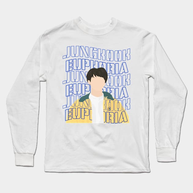 BTS Jungkook Euphoria Long Sleeve T-Shirt by hallyupunch